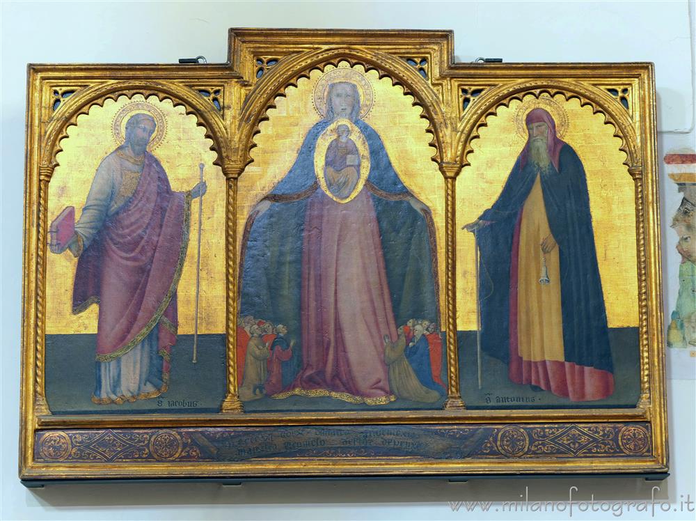 Pesaro (Pesaro e Urbino, Italy) - Triptych of Our Lady of Mercy in the Sanctuary of Our Lady of Grace